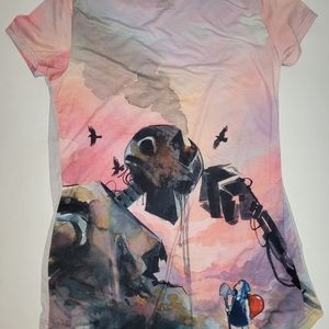 Lora Zombie Herotime Shirt Grey M Rare Designs